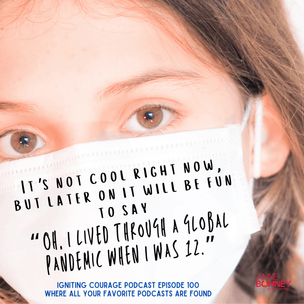 Kid living through pandemic